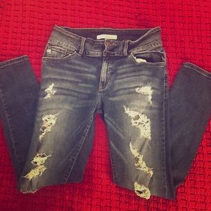Kancan ripped jeans womans size 11
